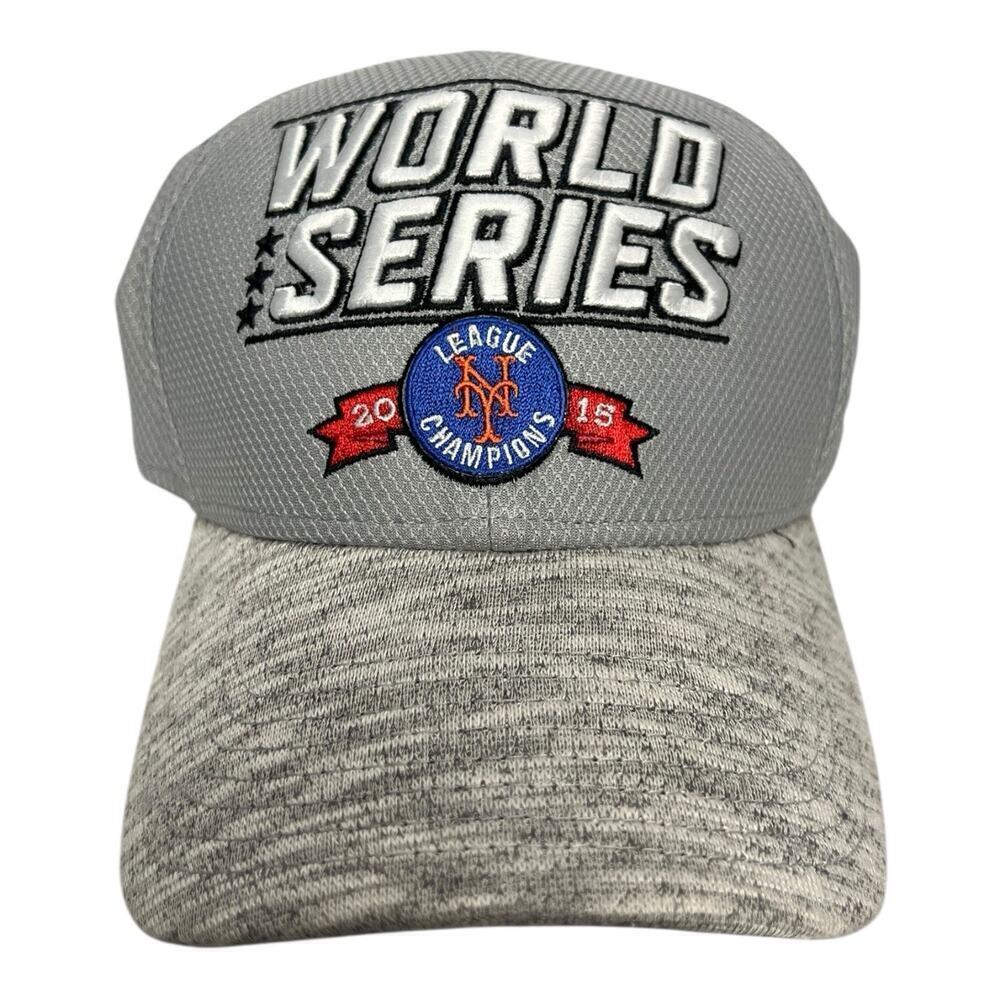 New York NY Mets New Era 39Thirty 2015 MLB World Series League Champions Cap Hat